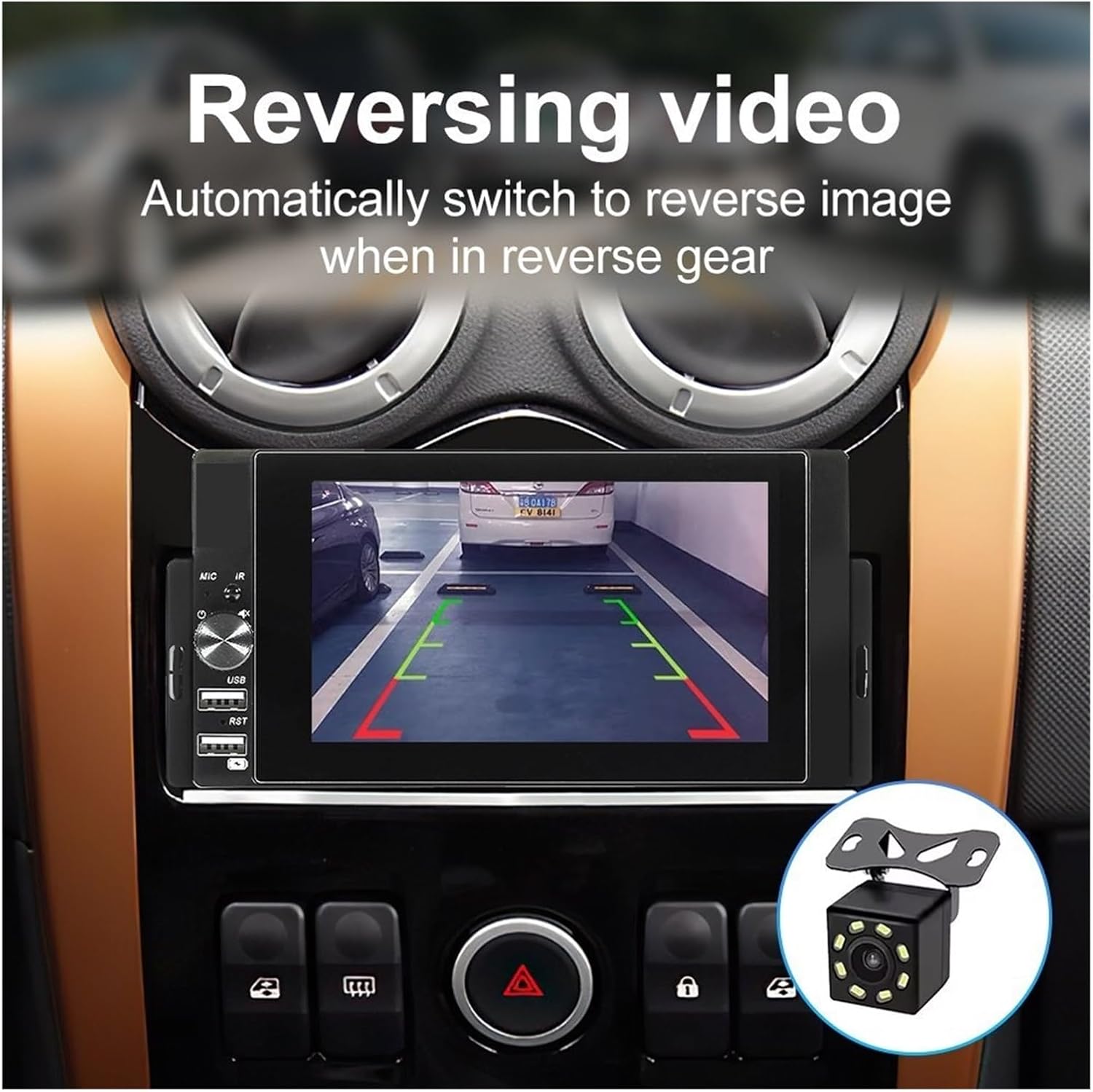 1dinカーステレオワイヤレスCarplay Android Auto HD IPSスクリーンラジオオーディオダブル アンドロイドオ