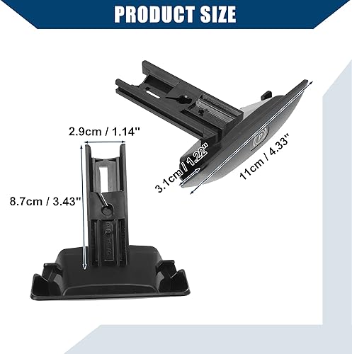 Miniatura 3 de A2044270020 - Manija de freno de estacionamiento interior para Mercedes-Benz C250 2012-2015, duradero, plástico, 1 unidad, color negro