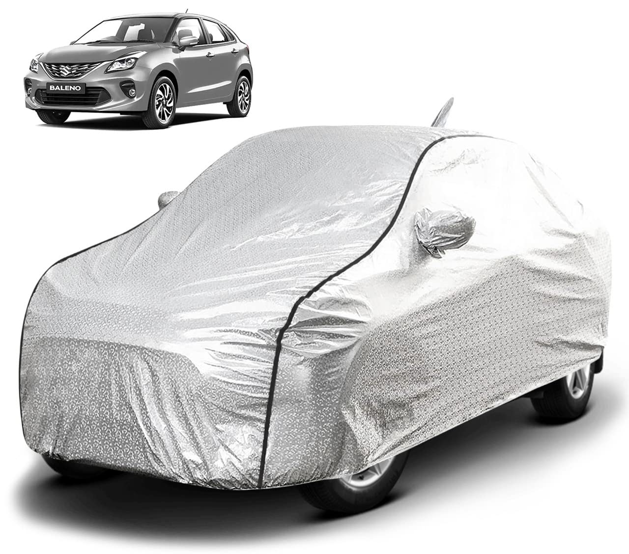 FABTEC Waterproof Car Body Cover for Maruti Baleno with Mirror and Antenna Pocket, Soft Cotton Lining, Triple Stitched (He... - Review, Price and Buying Guide