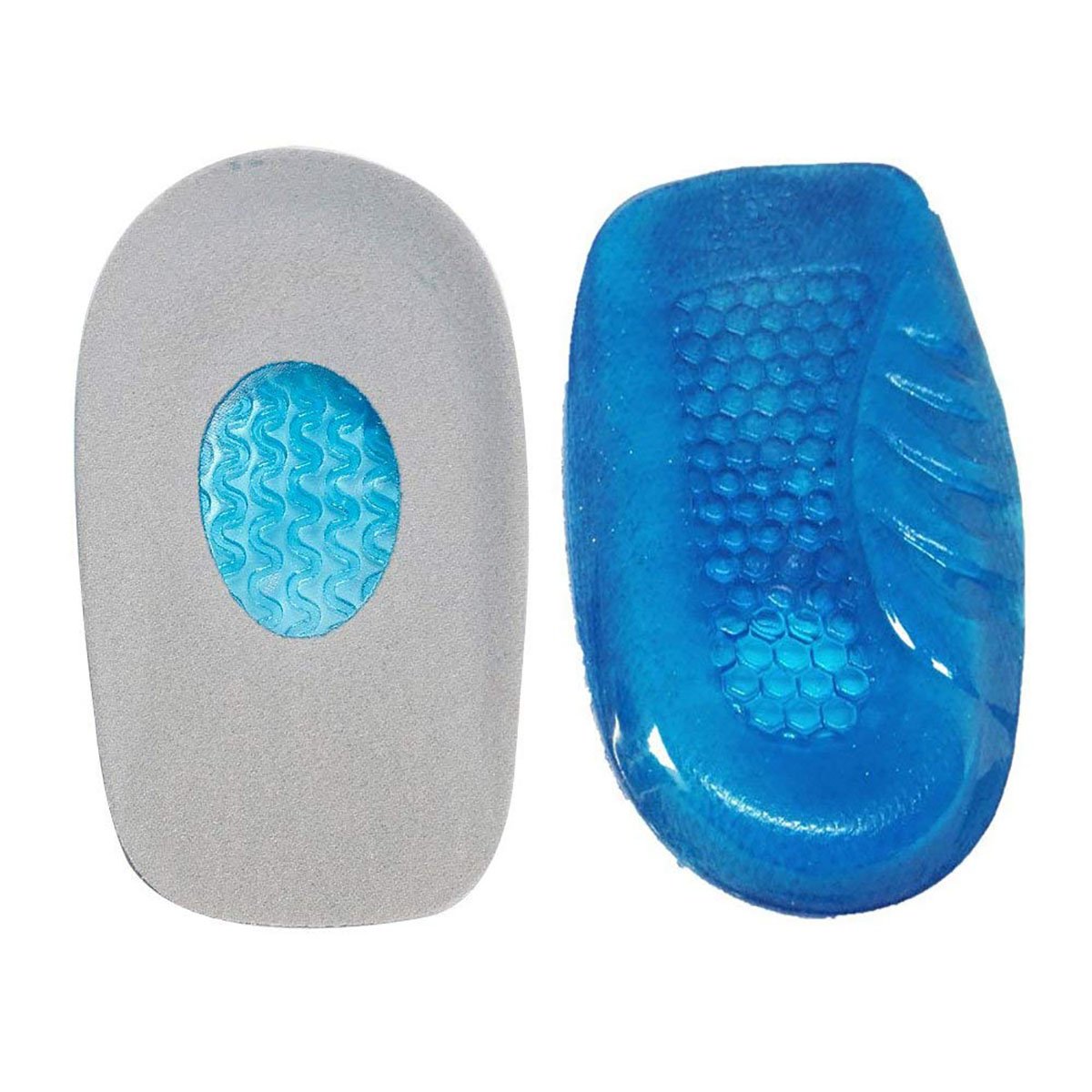 Pedimend (3PAIR – 6pcs) per tallone in gel di silicone sottopiede | ridurre i dolori dolori muscolari e | riduce l' attrito e pressione sul tallone | dolore alleviare il mal di fascia plantare |