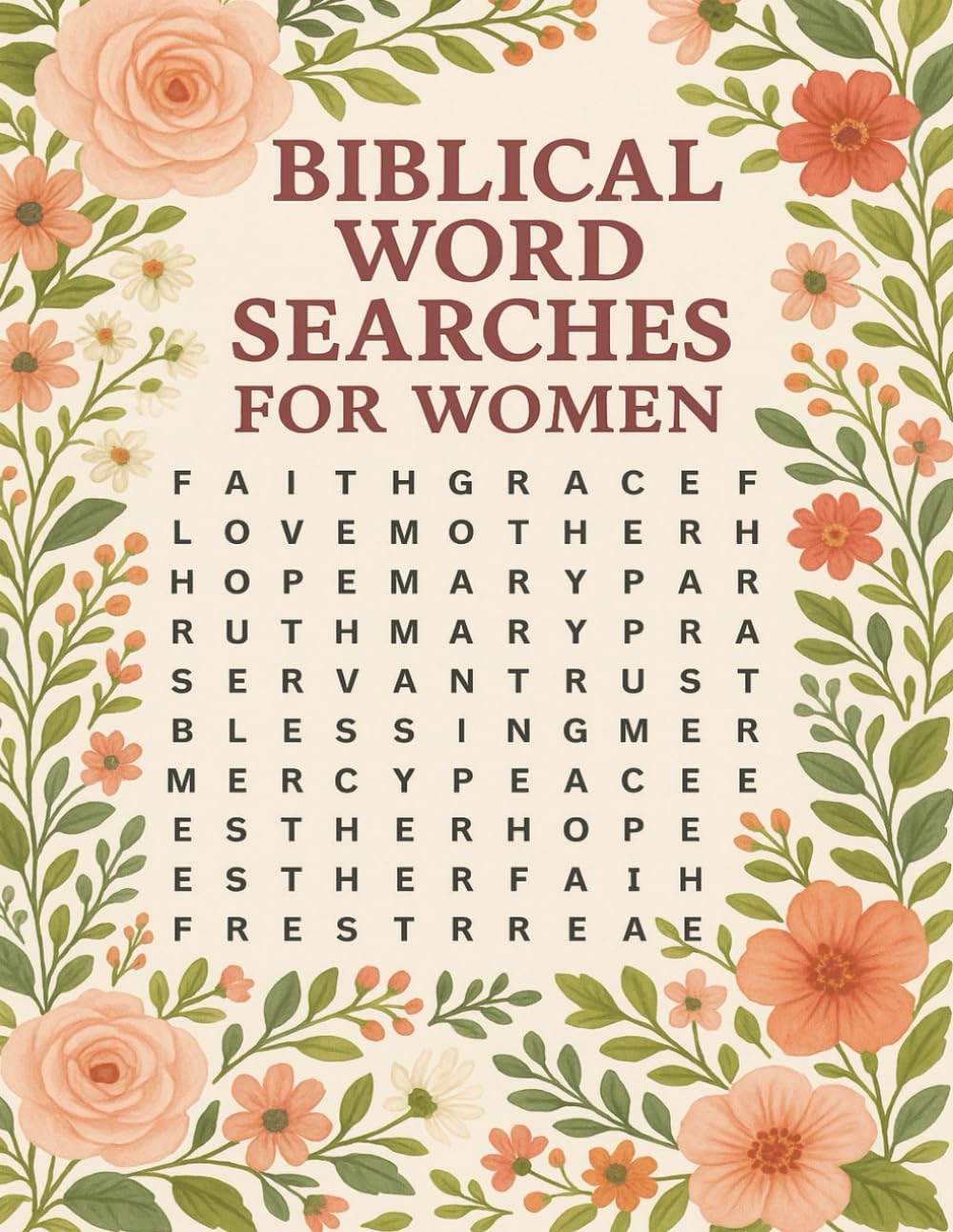 Biblical Word Searches for Women: 50 Encouraging Faith and Fun Through Scripture-Inspired Puzzles