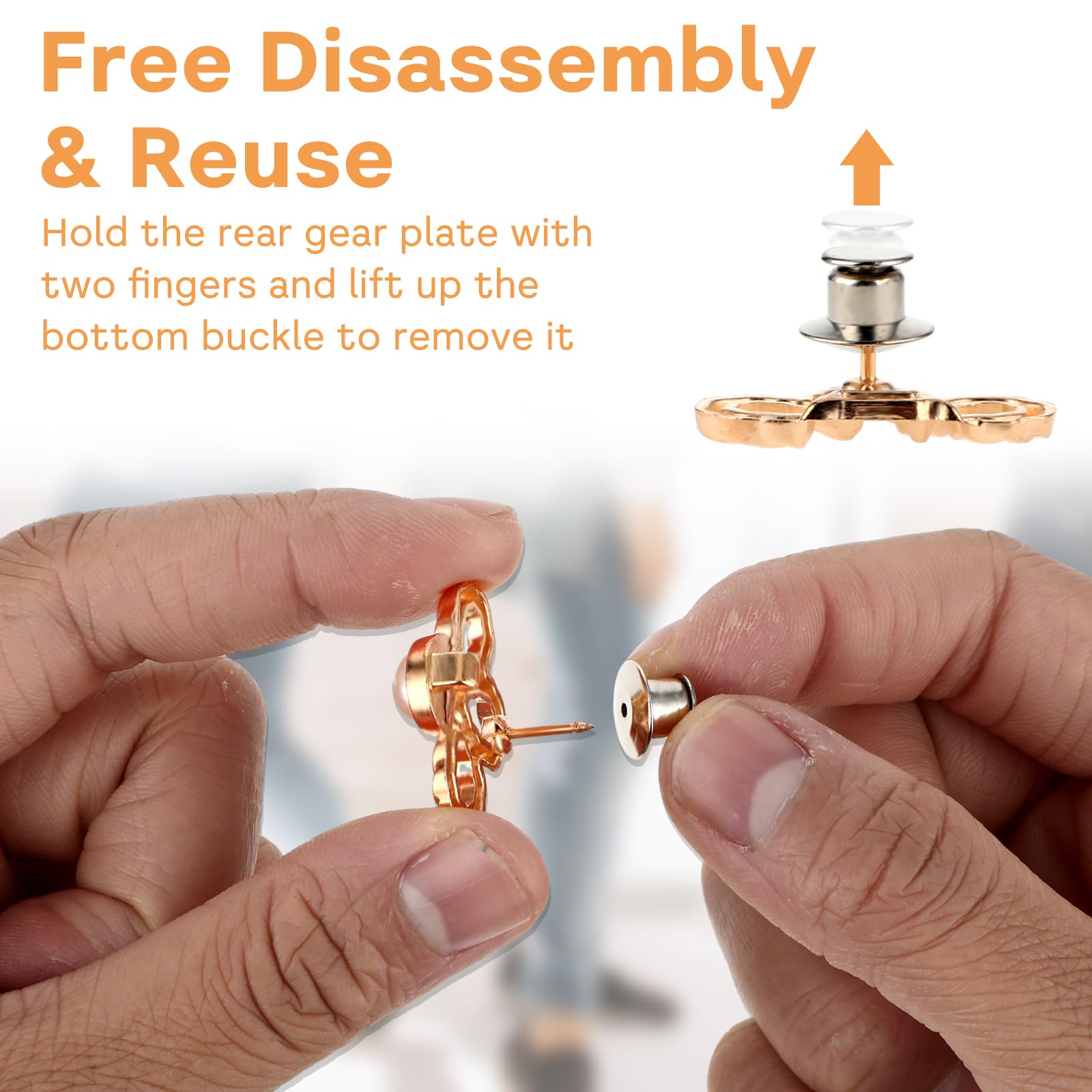 Ainvhh 8 Sets Blumenjeans Knopf Hose Taillenspanner Verstellbare Taille Schnalle Sets Kein Nähen und kein Werkzeug Abnehmbare dekorative Schnallen Jeansknöpfe Pins für lose Hosen, Röcke, Ärmel