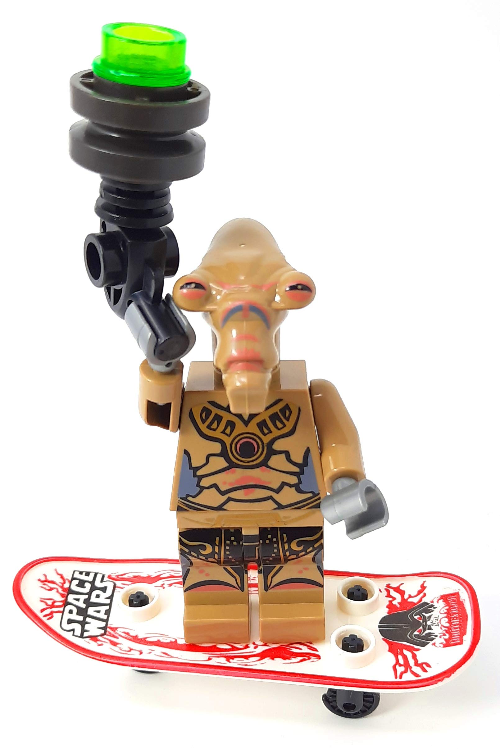 BEAU STUTI Collectibles 3.5 Inch Imperial Weight Action Figure Toy Space Wars Geonosis with Super Skateboard