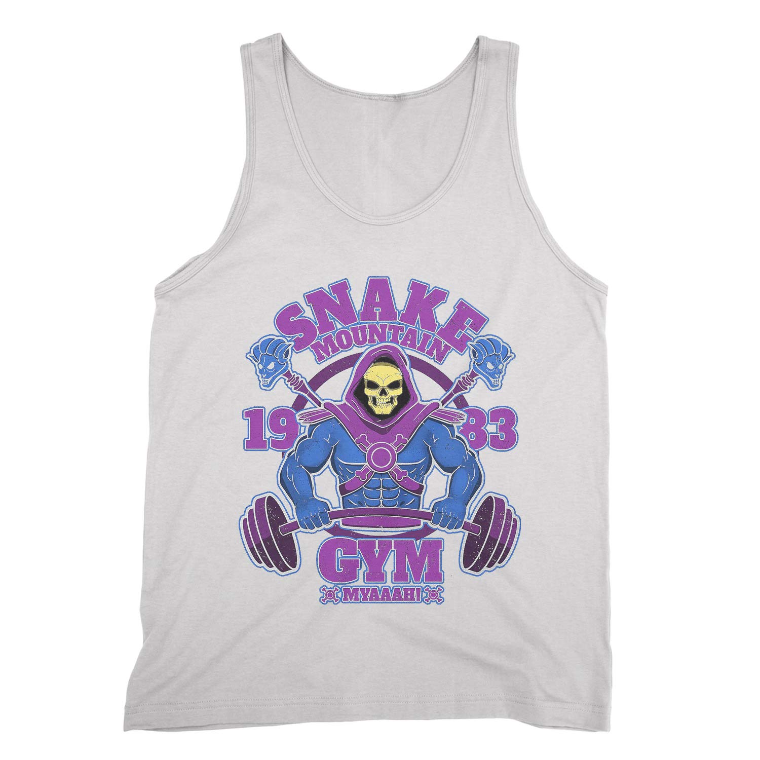 Clique Clothing White Snake Mountain Gym Vest (, Xxl)