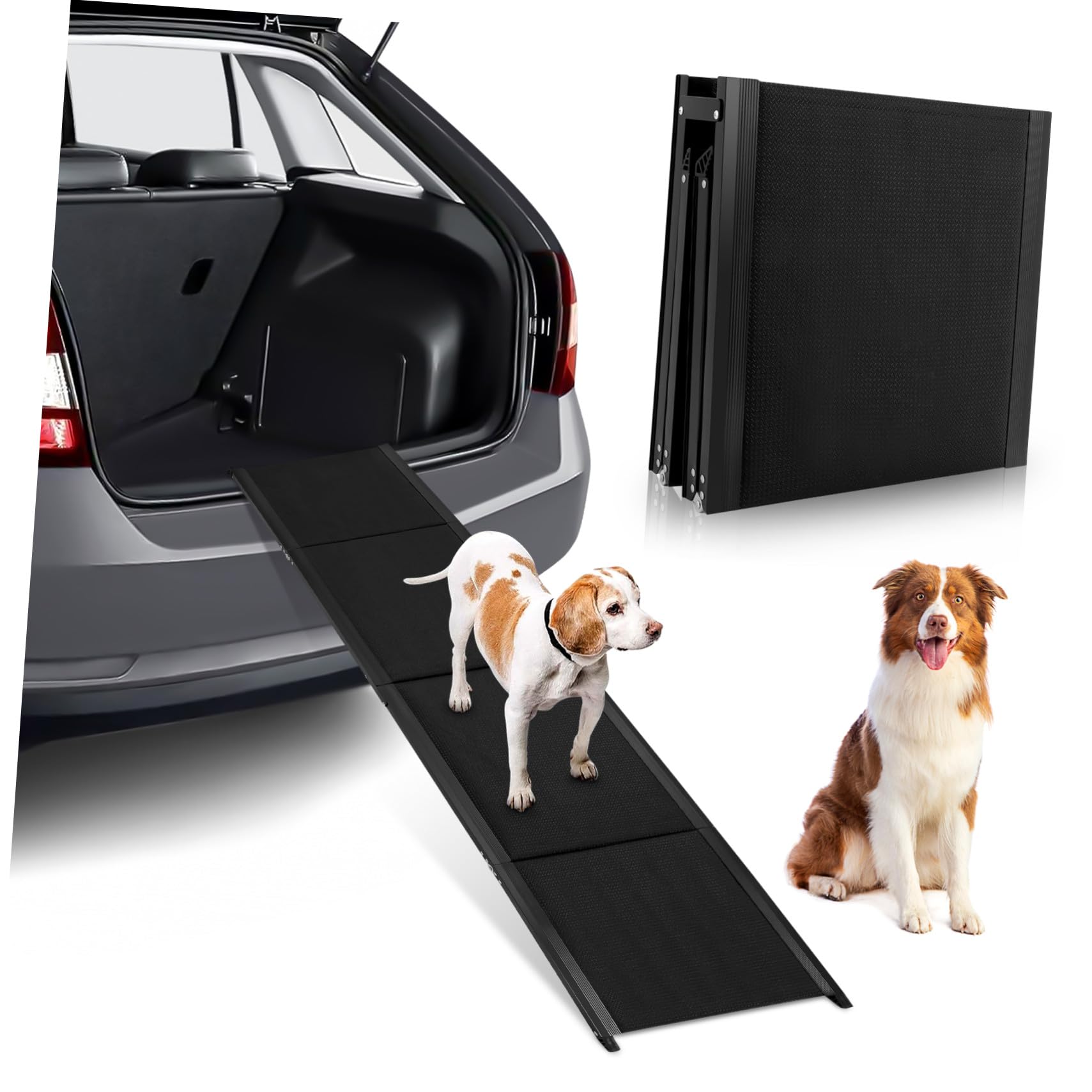 Rampe pour chien antidérapante pliable grand chien passerelle voiture SUV intérieur extérieur