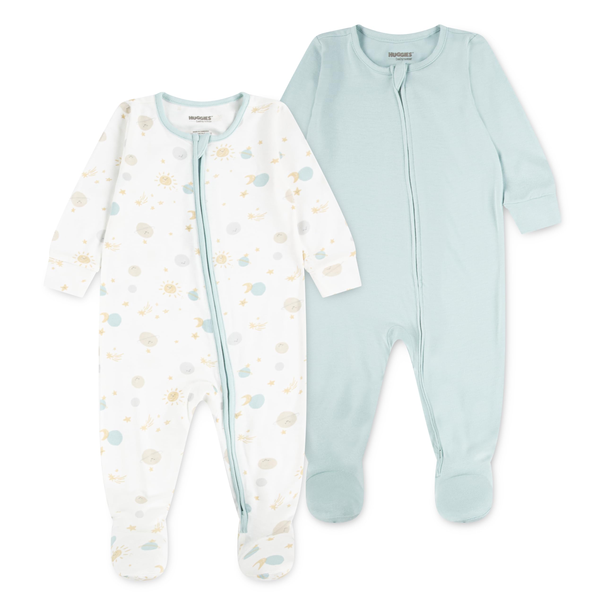 HUGGIES Baby 2-pack Footed Coverall