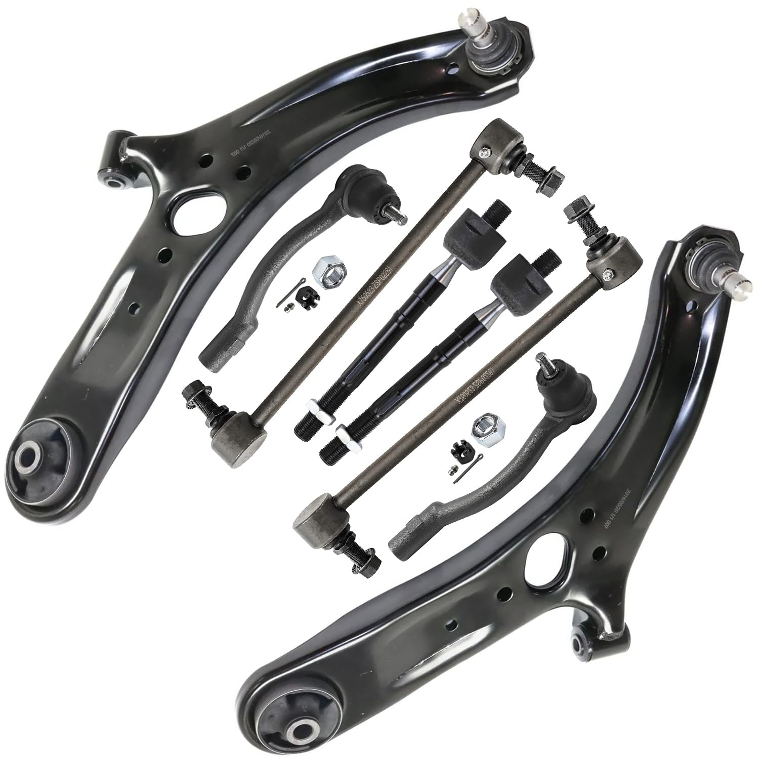 Detroit Axle - Front 8pc End Kit for 2012-2017 Kia Rio