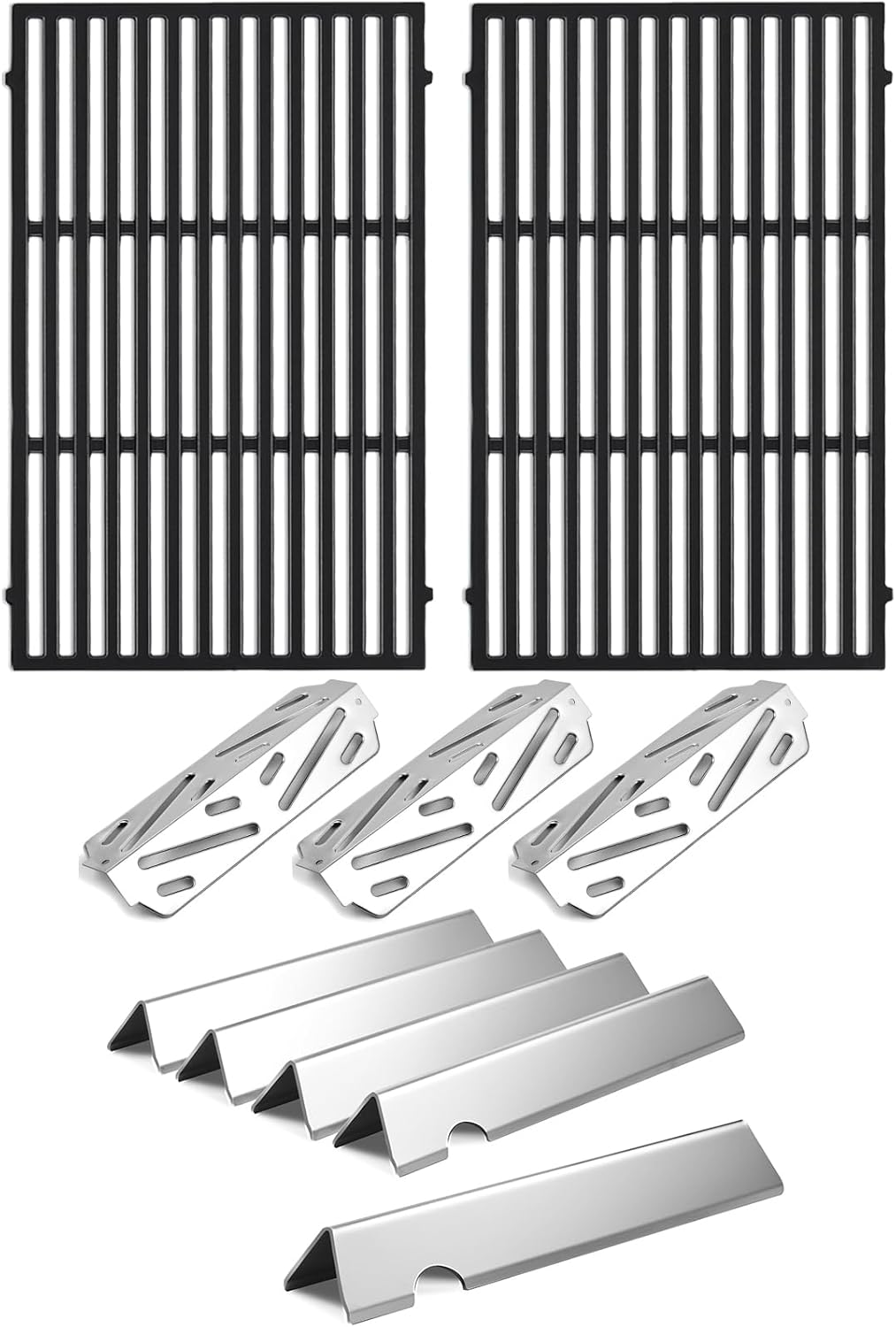 Genesis II E-310 Grill Replacement Parts 66095 Grates 66795 Flavorizer Bars 66685 Heat Deflector for Weber Genesis ii GS4 GBS Grill Parts ii E-315 SE-310 E-335 S-335 Genesis 2 300 LX S-340 LX E-340