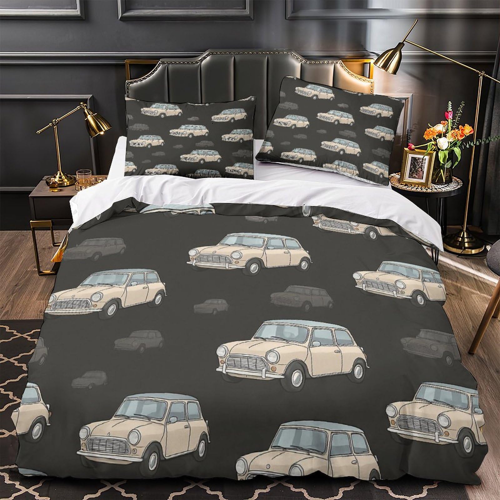 Parure de lit imprimé 3D agrumes pour chambre de garçons et filles