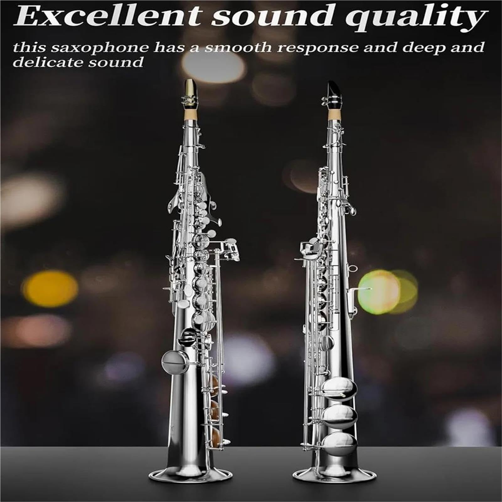 Instrumentos De Viento Madera Saxofón Saxofón Soprano Recto Si Bemol