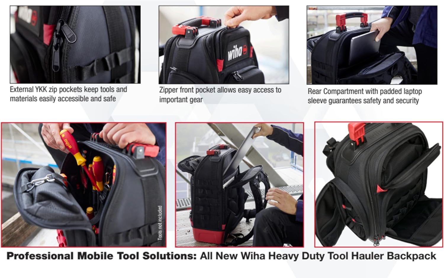 Wiha backpack set 114pc