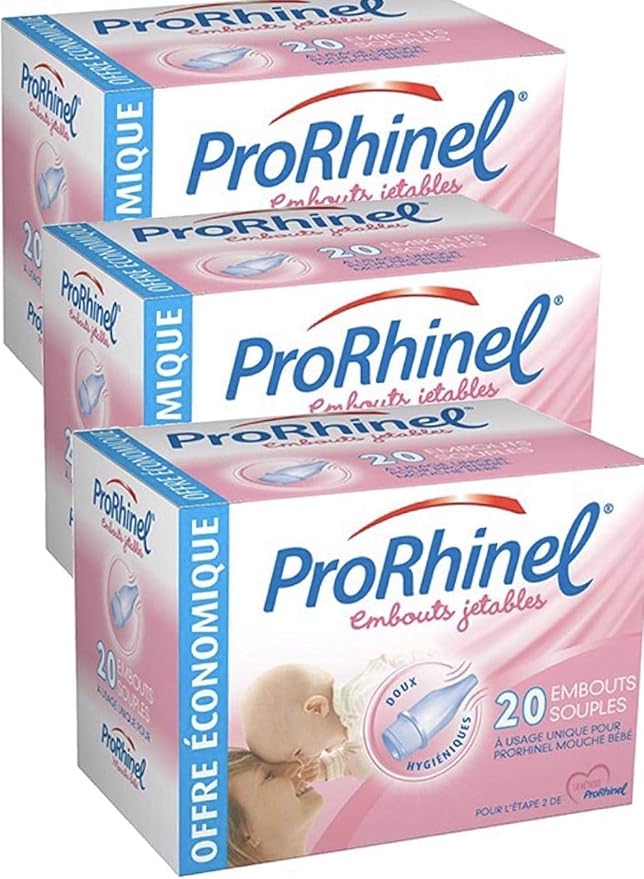 Prorhinel Lot De 3 X Embouts Jetables Souples Pour Mouche Bebe 3 Amazon Fr Bebe Et Puericulture
