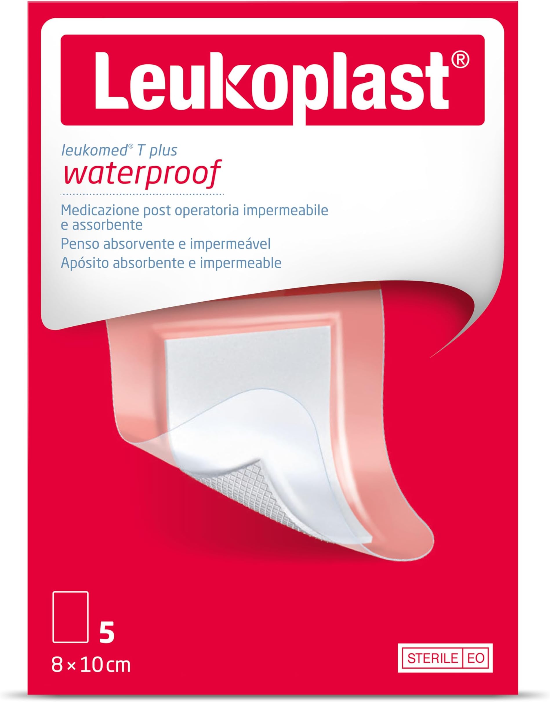 Bsn Medical 69373 Leukomed T Plus Medical, 8 x 10 cm