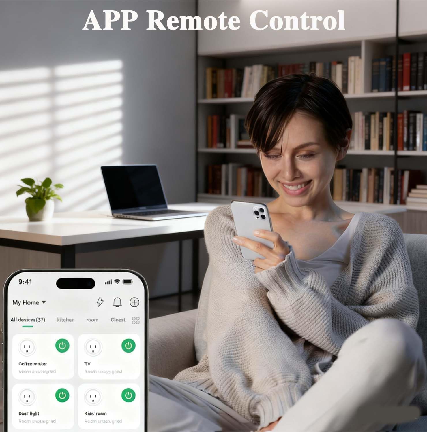 Zigbee Smart Plugs Outlet Works with ST and Echo Plus Hub Voice Control Compatible with Alexa and The — view 2