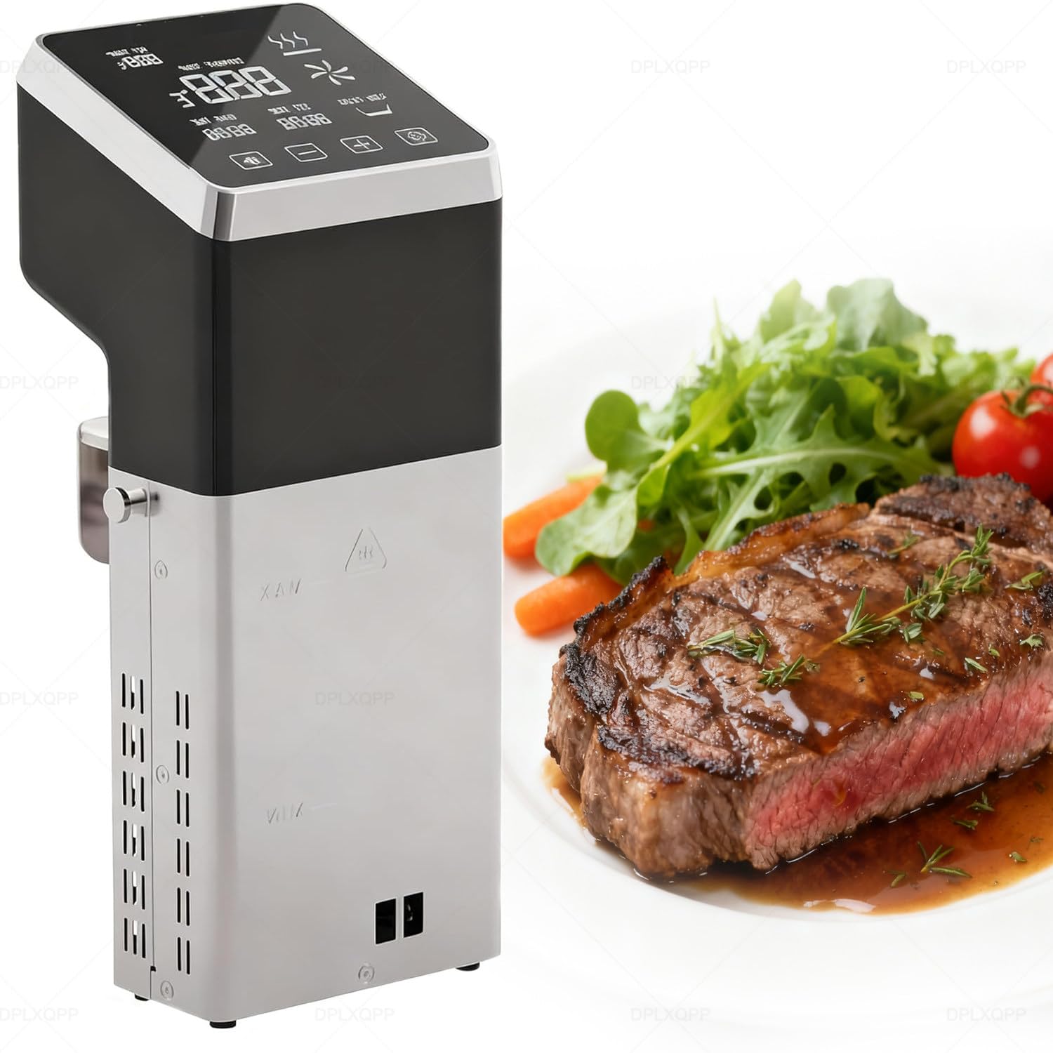 Appareil sous Vide De Précision Professionnel,Thermoplongeur ±0.1°c pour Chef,1600w 70l pour Cuisine Restaurant,Contrôle Température Stable