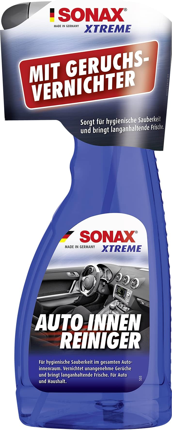 SONAX 07688000 Interior + disco con bolsa, multicolor