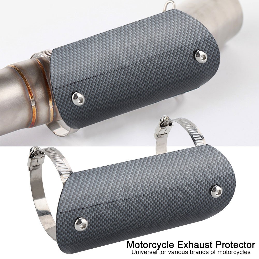 Protezione Universale Per Tubo Di Scarico Moto, In Acciaio Inox, Design Durabile E Protettivo, Per Motociclisti