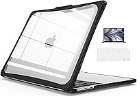 Vista 1 de IBENZER Hexpact Funda protectora para MacBook Air de 13 pulgadas 2026 2025 2024 2023 2022 M4 A3240 M3 A3113 M2 A2681, funda resistente y cubierta