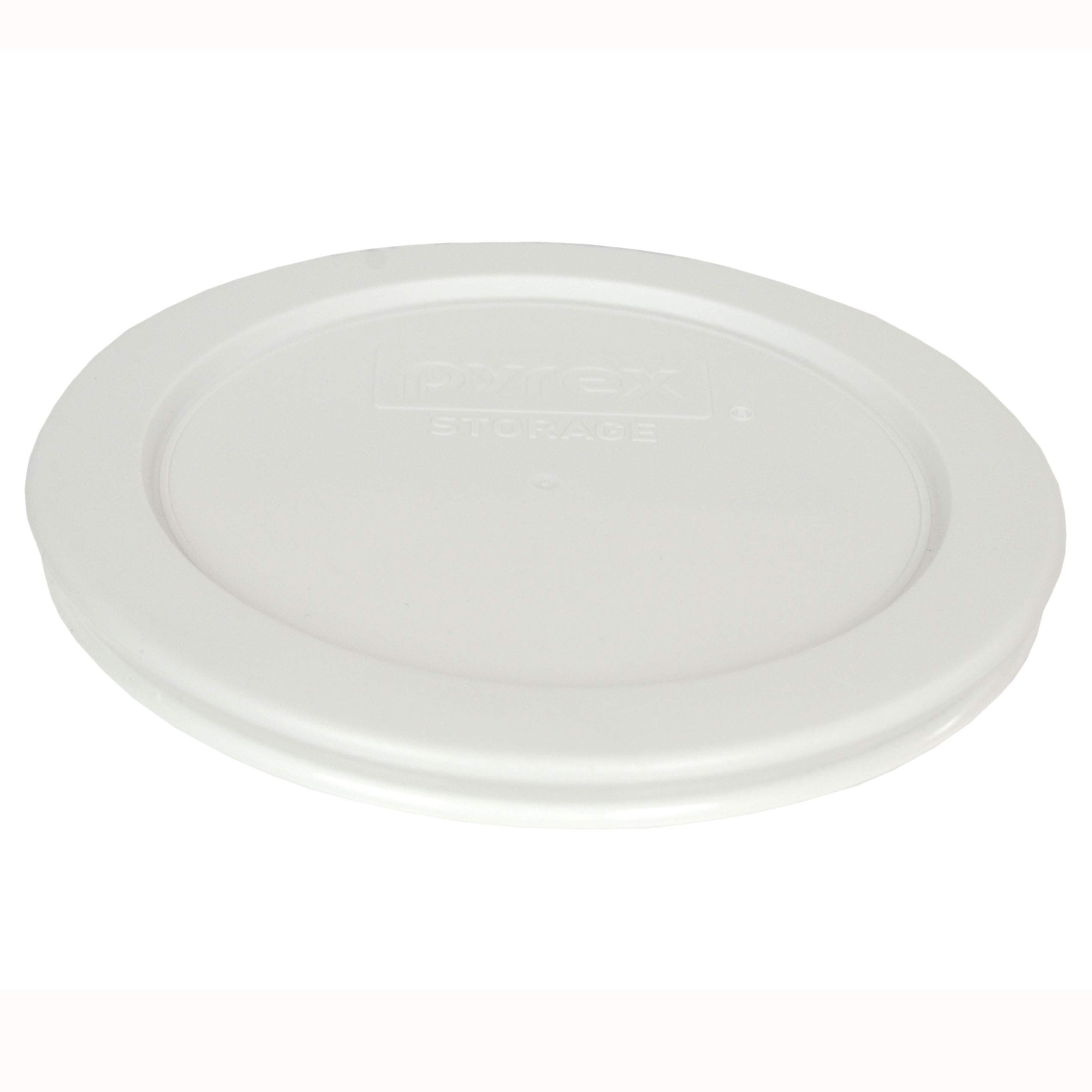 Pyrex 7200 cuencos de vidrio de 2 tazas y tapas de repuesto blancas de almacenamiento de alimentos de 7200 piezas (paquete de 4) – Fabricado en Estados Unidos