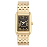 Square Watches for Men - Vintage Tank Watch with Solid Stainless Steel Bracelet&comma; Mens Dress Watches - Ion Polished&comma; Scratch Resistant Glass&comma; Japanese Quartz&comma; Waterproof to 100ft