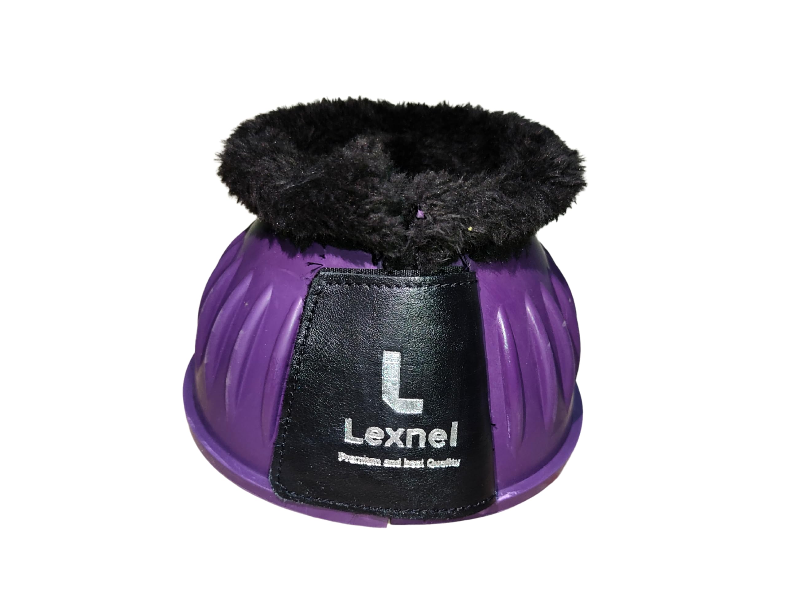 Rubber Bell Boots, Durable Bell Boots for Horse - Superior Hoof Protection and Comfort (Purple, XL), X-Large