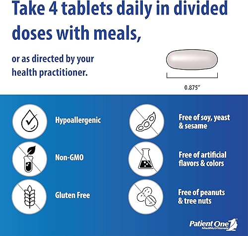 Miniatura 2 de Patient One OsteoOne | Suplemento para apoyar la salud ósea y la absorción de calcio* | Con calcio, vitaminas D3 y K2 y más | 120 tabletas