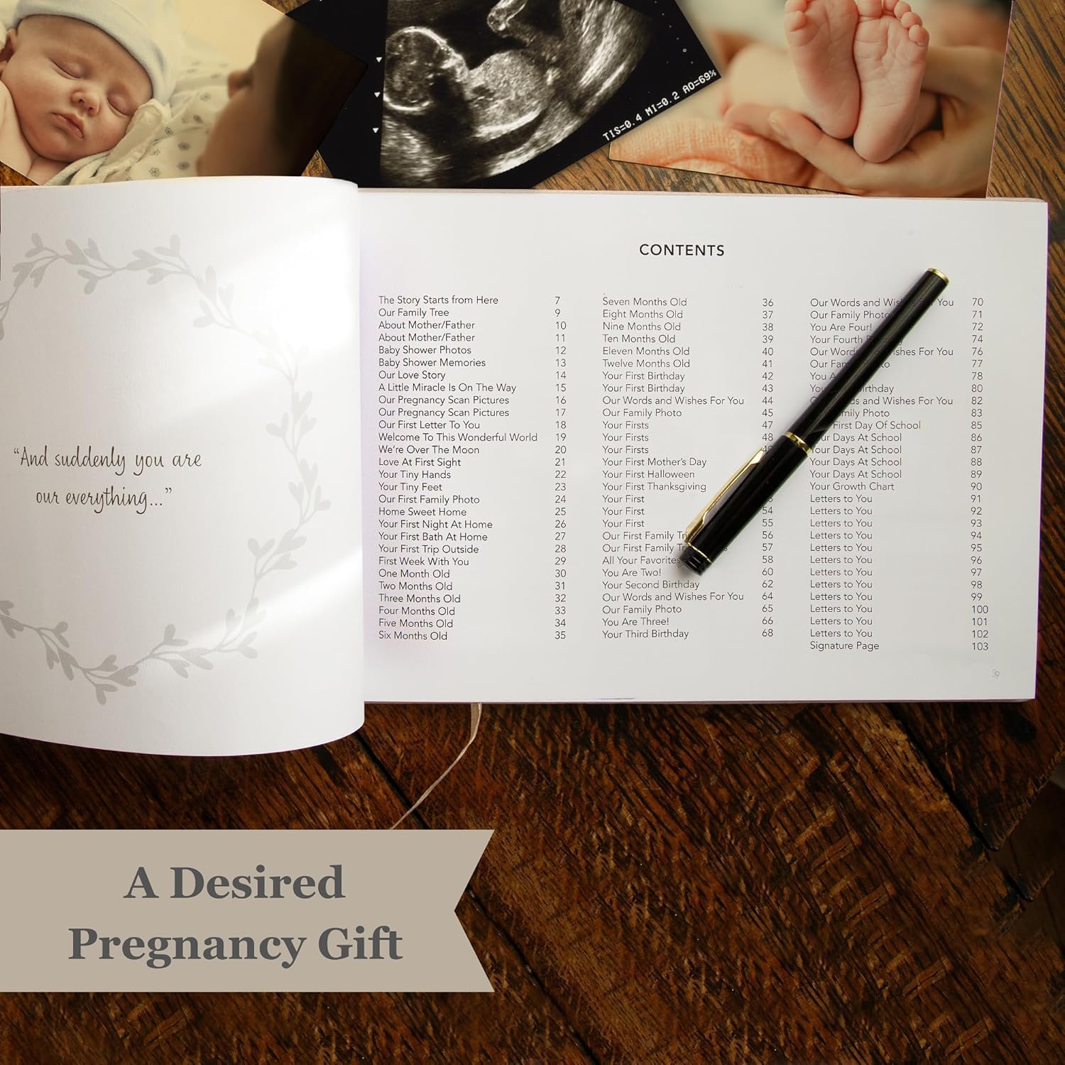Baby Journal Book - Pregnancy Memory - Baby Book - Planner for Expectant Mums - New-Born Record -Album - Journal - Image 4