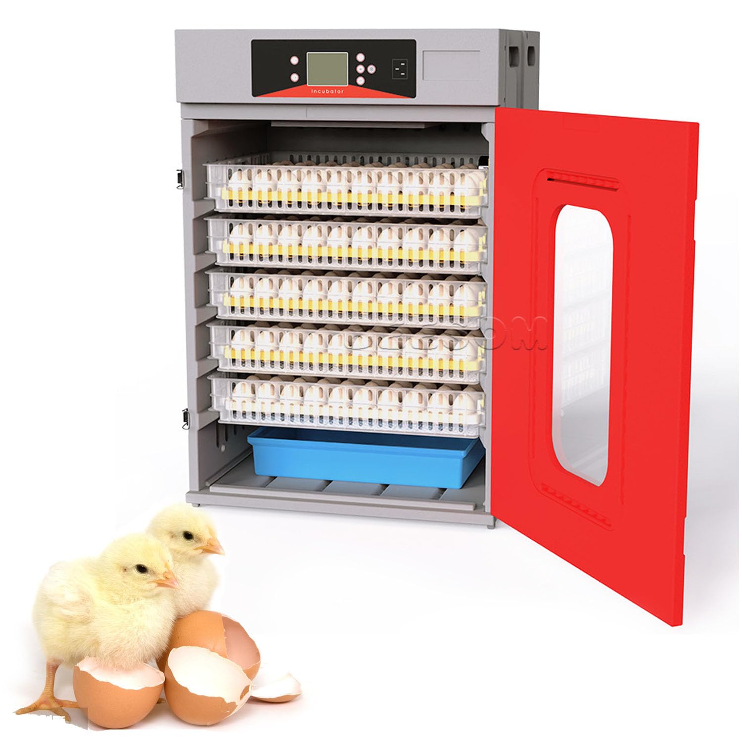 Incubadora 1000 Huevos,Gran incubadora Comercial para Aves Corral,con Giro automático y Control Digital de Temperatura,Alta Resistencia,para Granjas Pollos,Patos,Gansos y codornices 400Egg