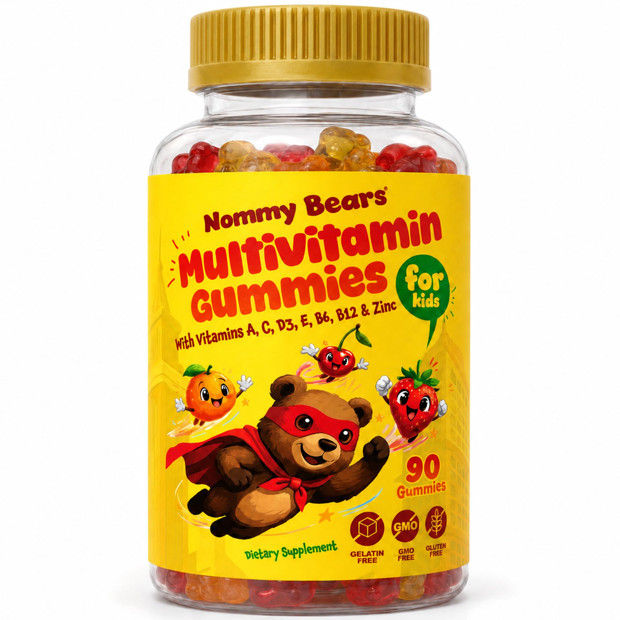 Kids Multivitamin Gummies Vegan Halal