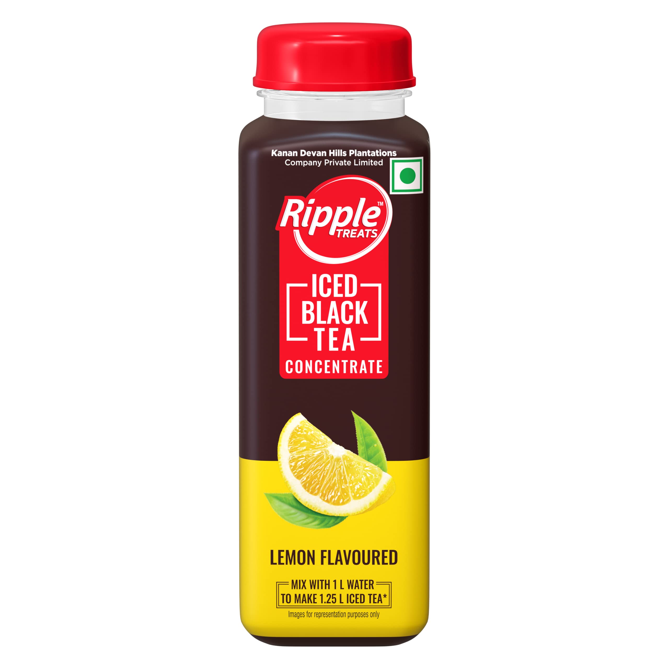 Ripple Black Ice Tea Lemon Flavoured - Liquid Concentrate, 250ml