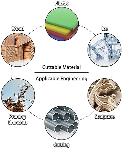 Miniatura 6 de Disco de motosierraremovedor de toconesamoladora de toconesdisco de tallado de madera para amoladora angular de 5 pulgadas, eje de 78 pulgadas,