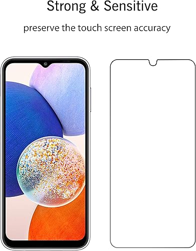 Miniatura 5 de Ailun Protector de pantalla para Galaxy A14 5G/A13 5G/A12 4G 5G/A12 Nacho/A32 5G/A42/A02/A02S/A03/A03S/A03core/M12 [0.013 in] vidrio templado,
