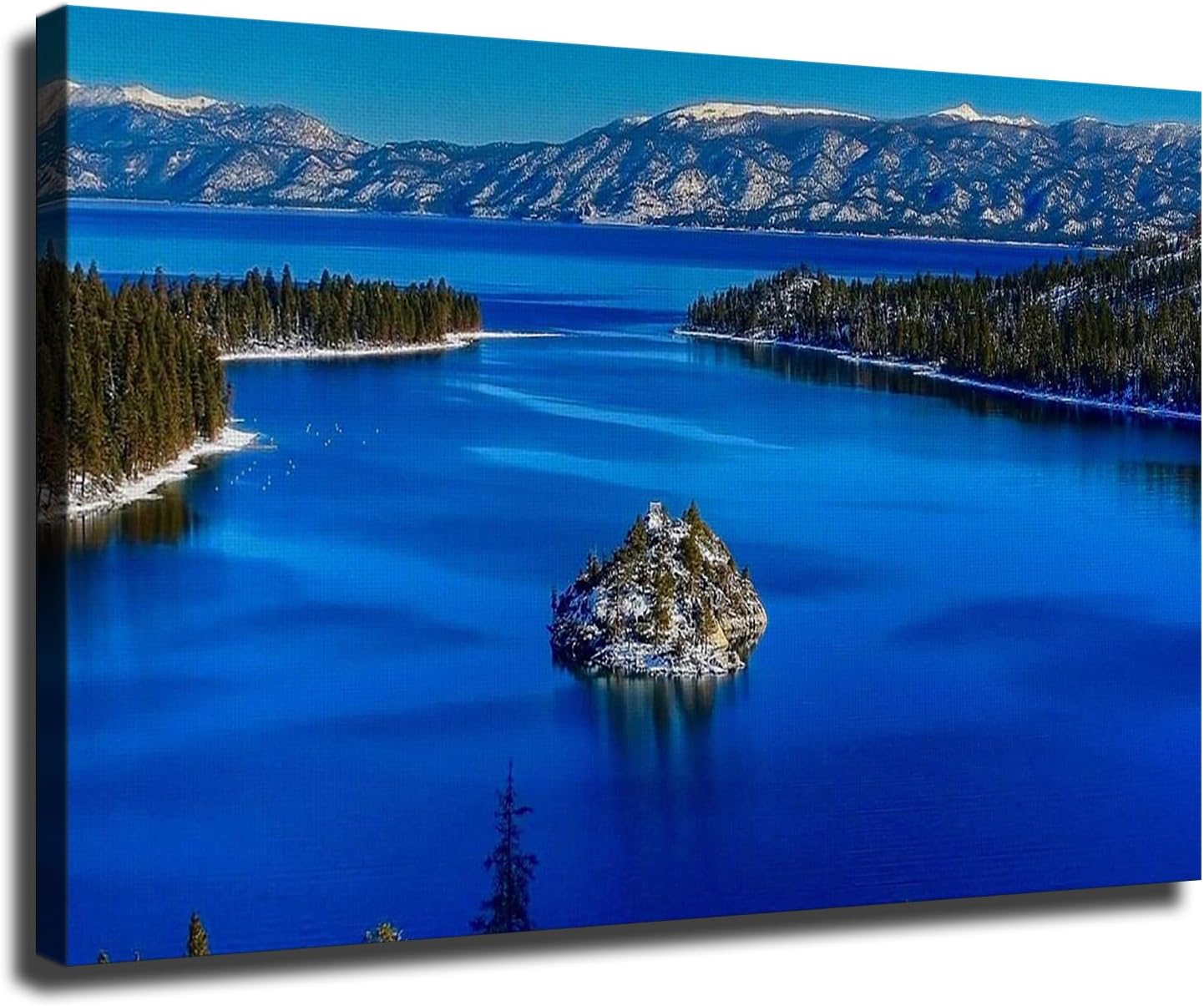 ULLiaN Lake Tahoe Art Canvas Posters for bedroom,wall