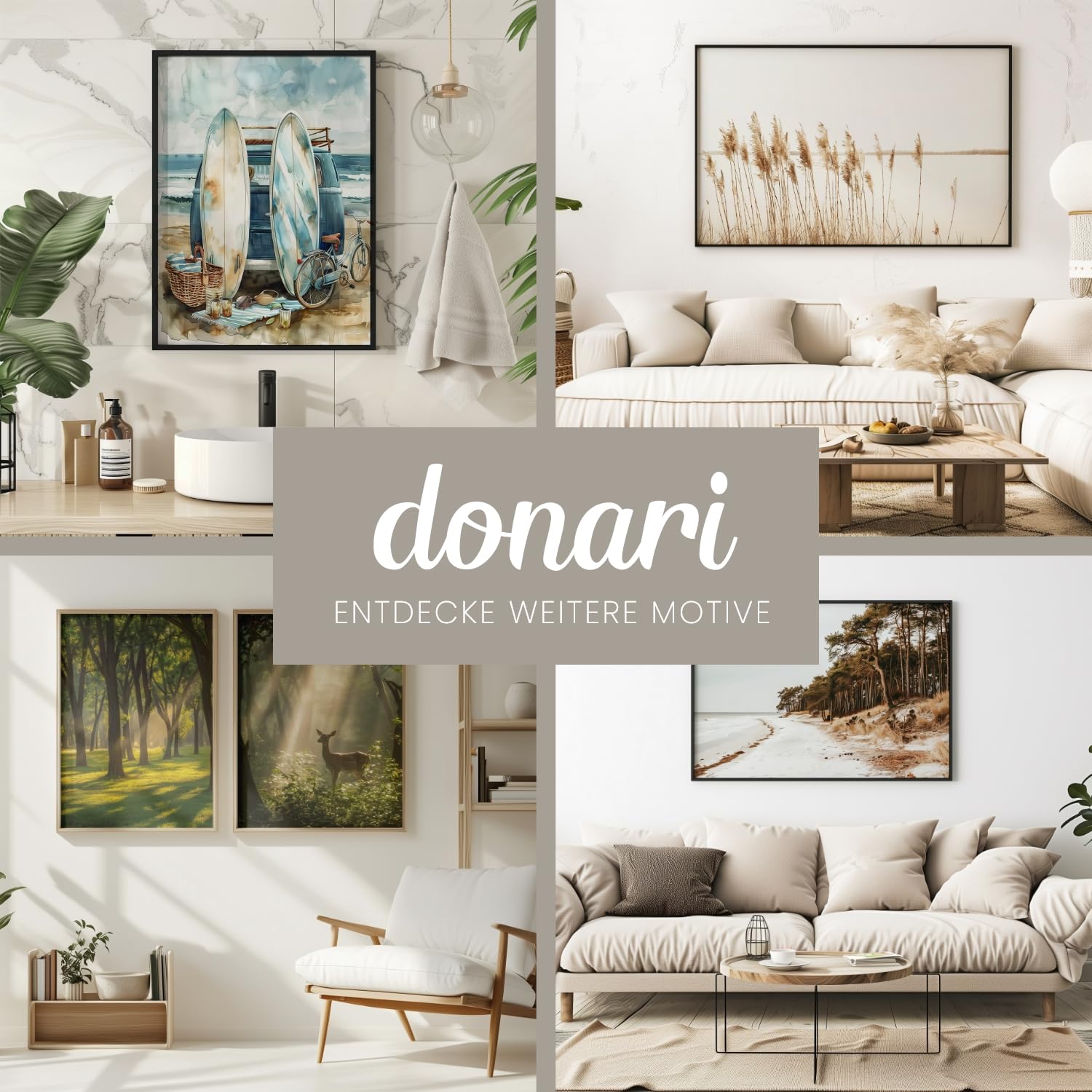 Donari Poster Gaming 4er-Set - Gaming Bild als Deko für Gamingzimmer - Wand Dekoration für Zocker Zimmer Led Optik Set A4 Bilder mit oder ohne Rahmen (Motiv 3, 21x30 cm, Gerahmt)