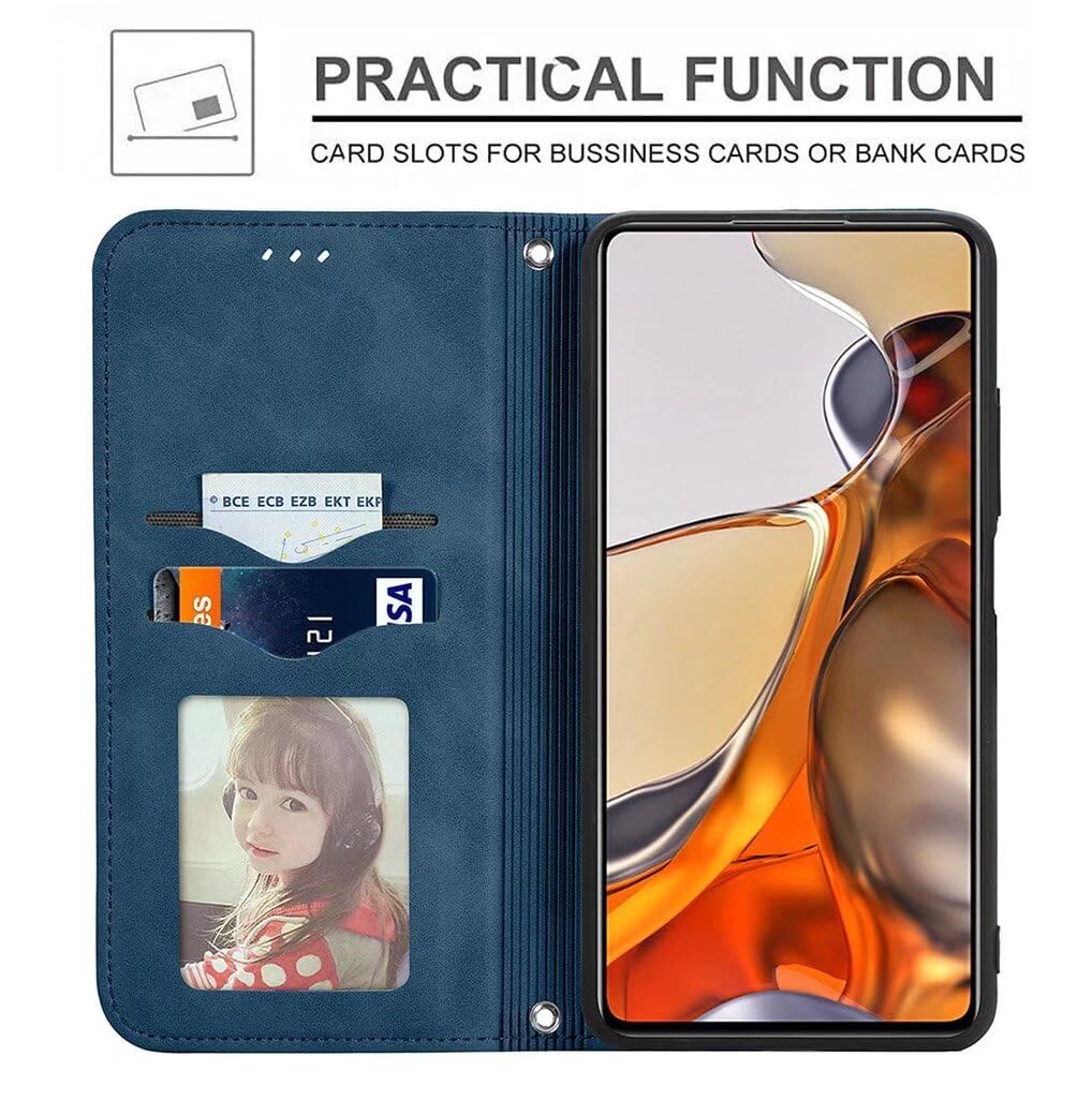 SEAHAI Cover per Motorola Moto G56 5G, Custodia Pelle Premium Libro Flip Portafoglio con Kickstand/Slot per Schede/Protezione RFID/Magnetica [PU/TPU Antiurto Case] - porpora
