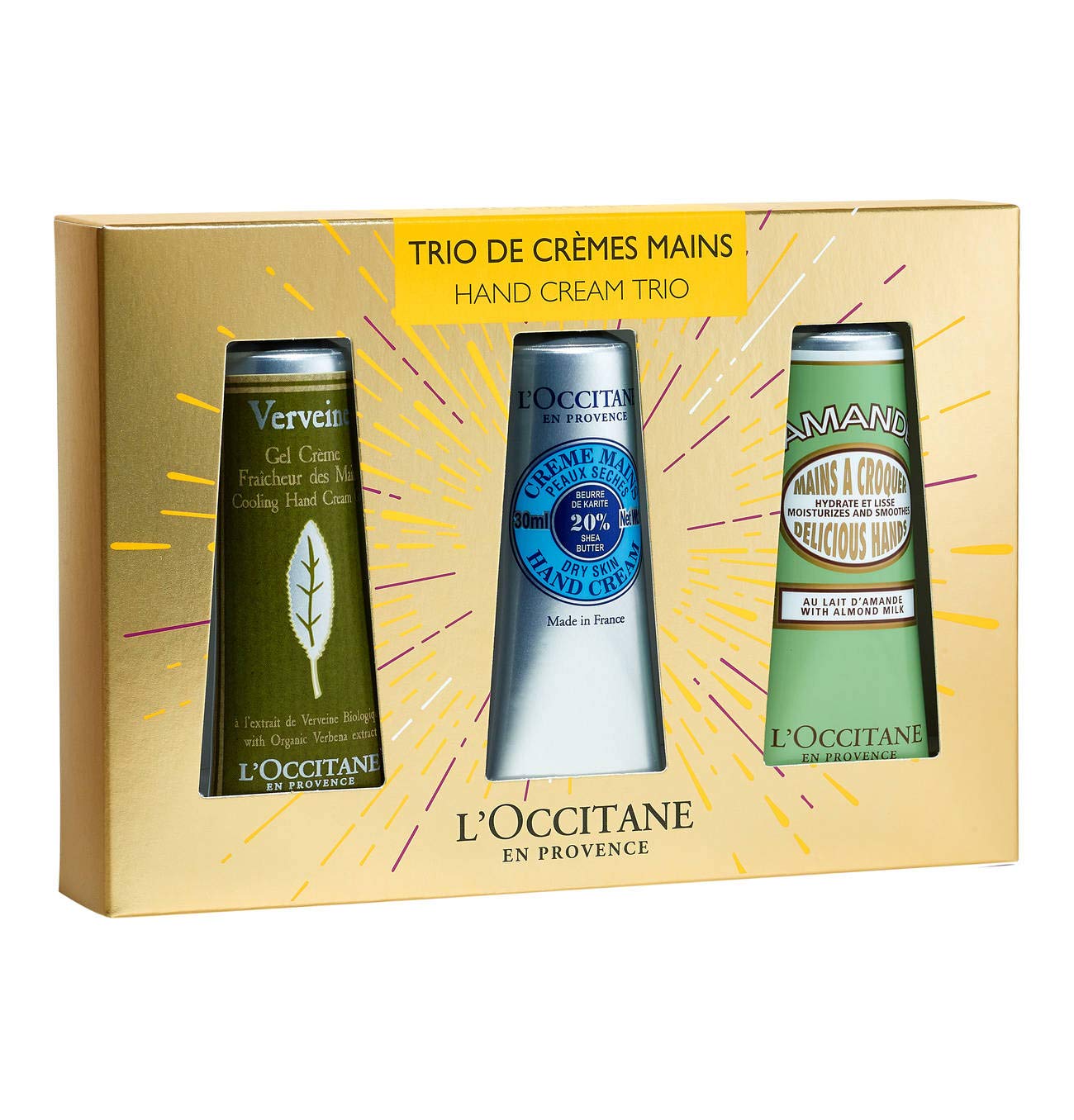 Occitane Set Hand Cream Gold 3 x 30 ml