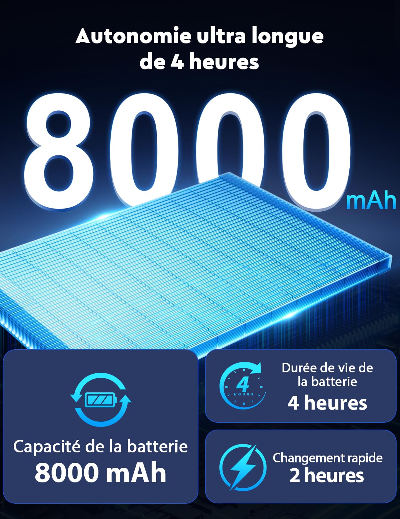 MAGICRAVEN Ecran Portable sans Fil avec Batterie 8000mAh, 15,6" 1080P IPS Moniteur Portable, Ecran Externe Portable Haut-Parleurs Intégrés, Extension écran pour PC/Téléphone/Tablette