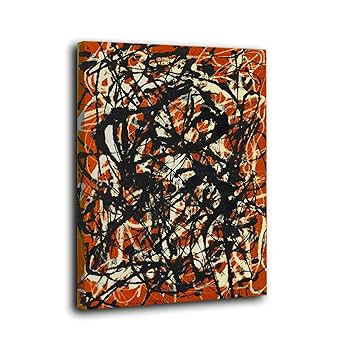 Amazon｜有名なジャクソンポロック抽象アートワークポスター落書き