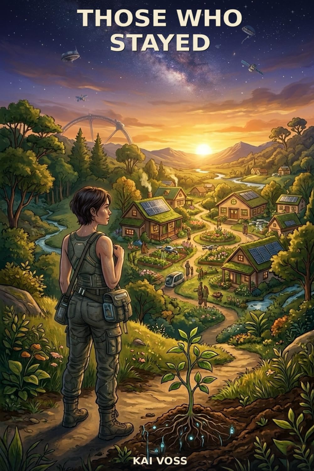 Those Who Stayed: A Solarpunk Novel of Found Family and Choosing Home