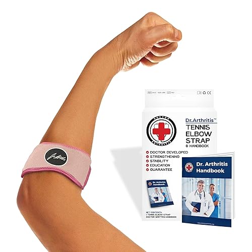 Codera de tenis y banda ajustable para el brazo para aliviar el dolor de tendinitis, codo de golfistas para hombres y mujeres, cómoda envoltura