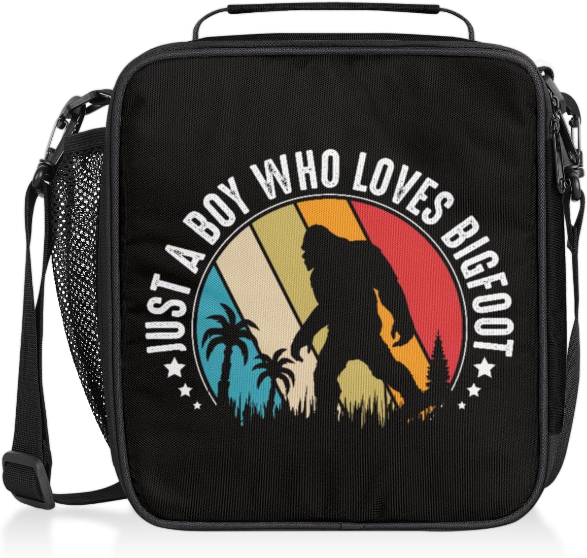 Bardic Insulated Lunch Bag for Women Men,Leakproof Sasquatch Lunch Box with Adjustable Shoulder Strap Reusable Cooler Tote Bags for Work,Picnic,Camping (Bigfoot-4)