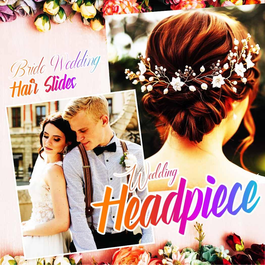 Pearl Wedding Hair Combs Silver Bride Hair Pieces Flower Hair Accessories for Women - Image 4