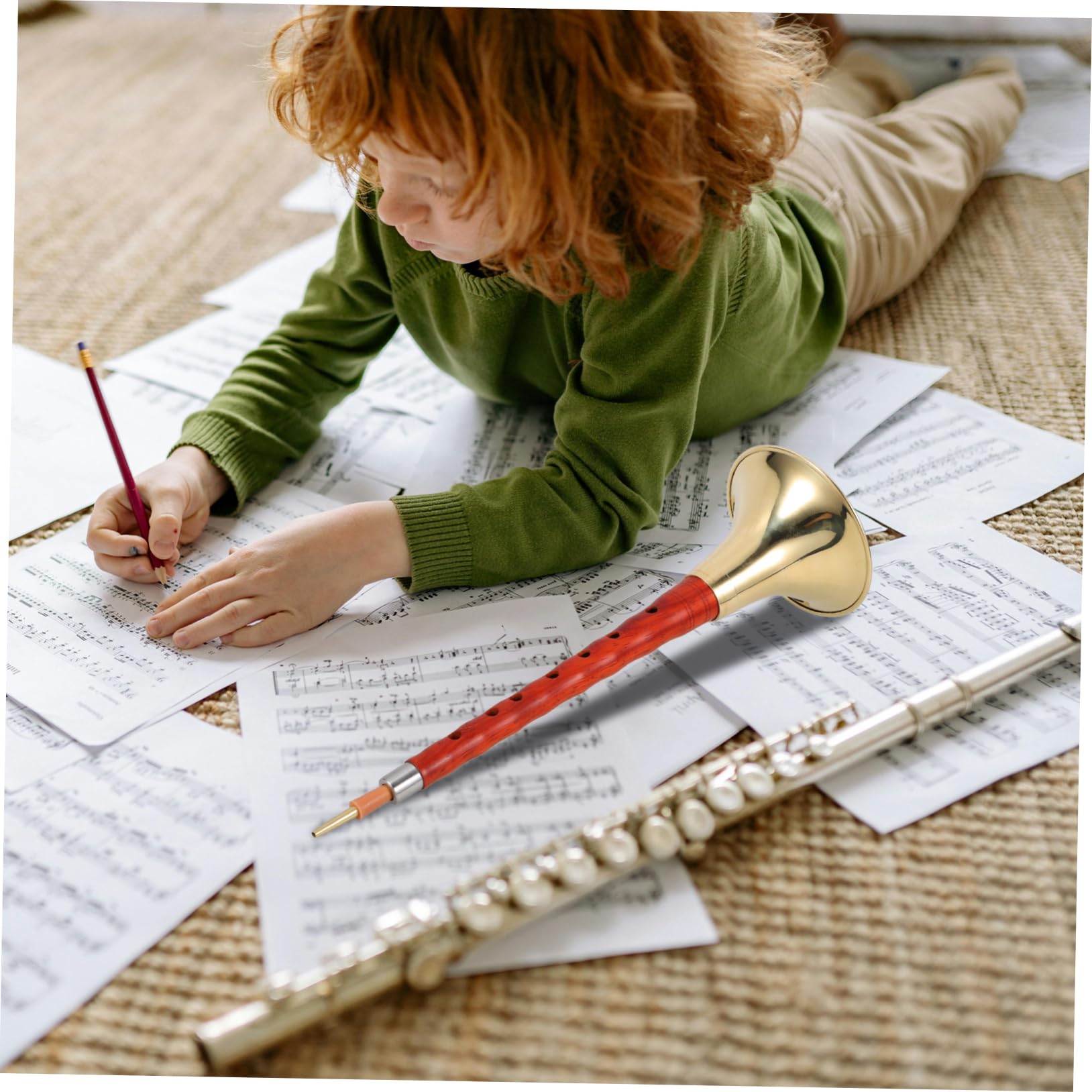 COSMEVIVI 3 Sets Beginner Friendly Musical Wind Instrument Easy to Play Wood Material Chinese National Instrument