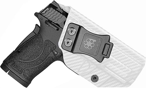Miniatura 1 de M&P 380 Shield EZ Holster IWB KYDEX Holster Fit Smith & Wesson M&P 380 Shield EZ Pistol, Inside Waistband Concealed Carry, Adjustable Cant &