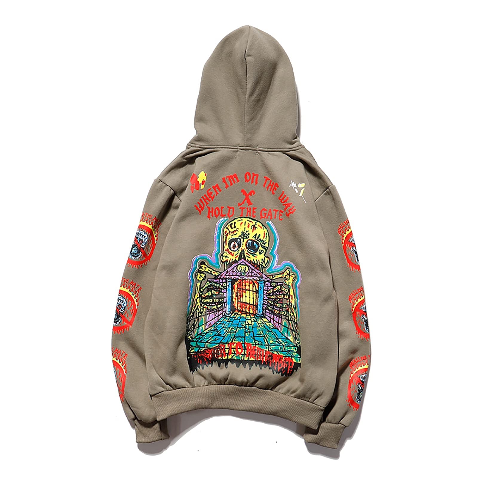 G&F Kanye Felpe con Cappuccio Felpa Unisex Hip Hop Cotone Maglione Abbigliamento Strada Casuale Felpa