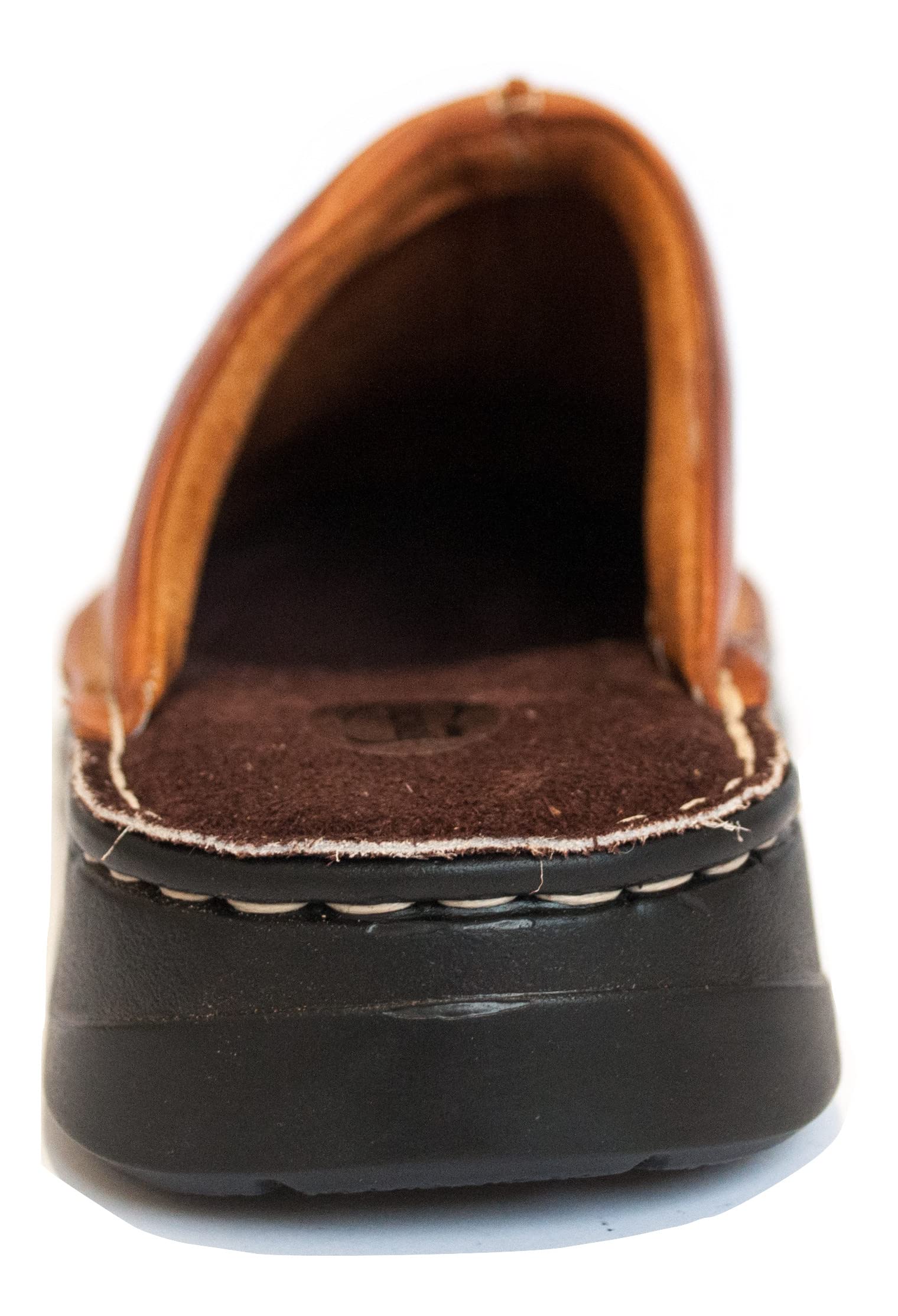 30 Chausson Homme - Pantoufles en Cuir Fait à la Main dans l'UE - Sabot Homme Élégant et Confortable pour Intérieur et Extérieur, Idéal pour Toutes Saisons