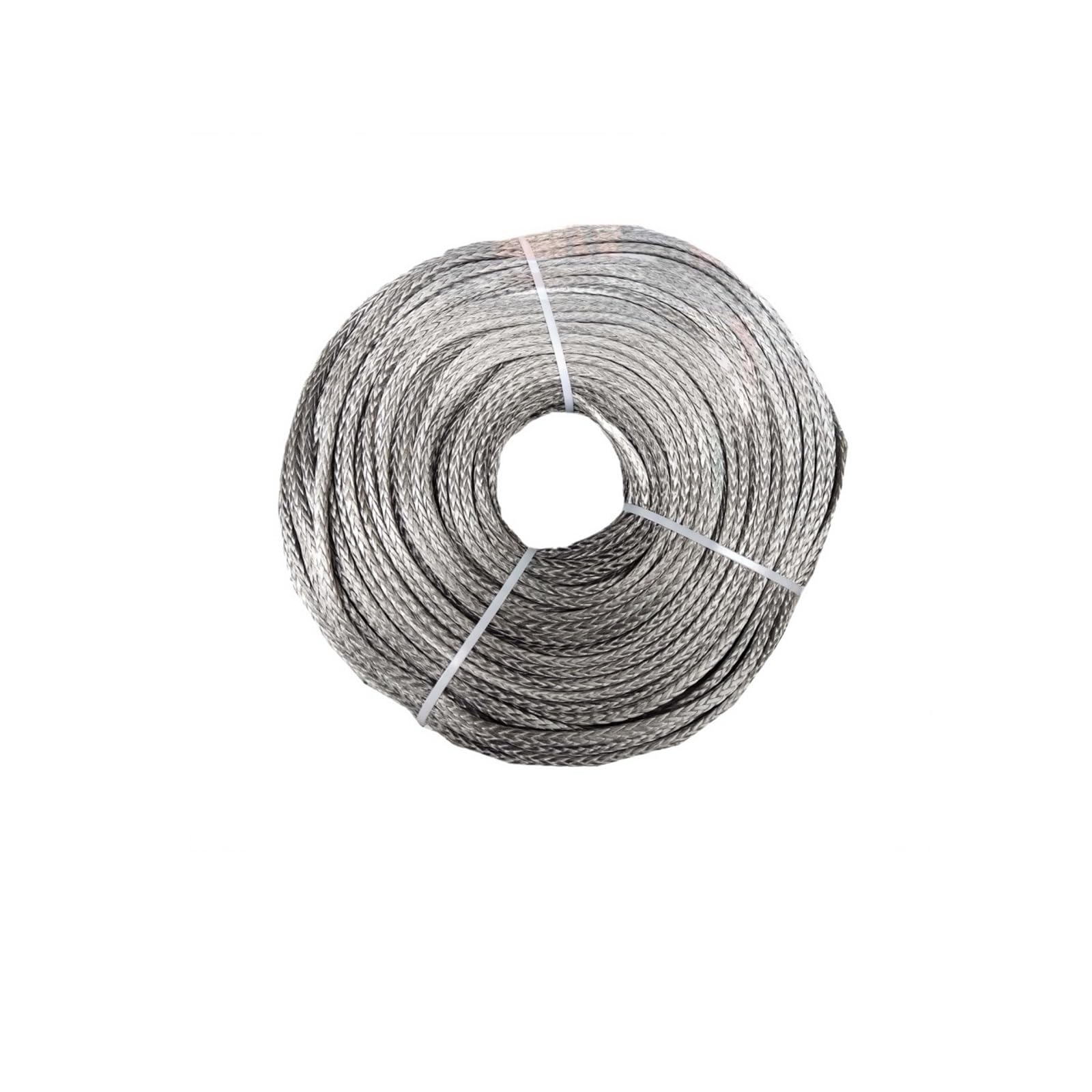 Mthckxjbsuz Grijs Winch Rope, Synthetic Winch Line Cable Rope 8Mm X 50Meters Uhmwpe For Atv/Utv Electric 4X4 Offroad Accessories(Grijs)