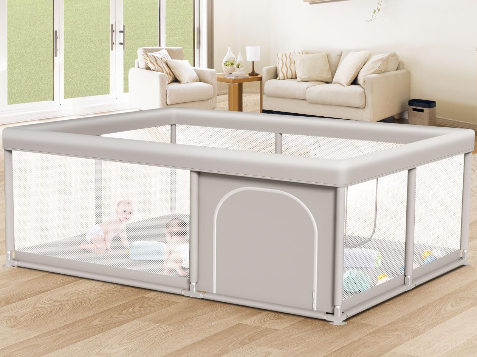 Large Baby Playpen 63x50 Inch