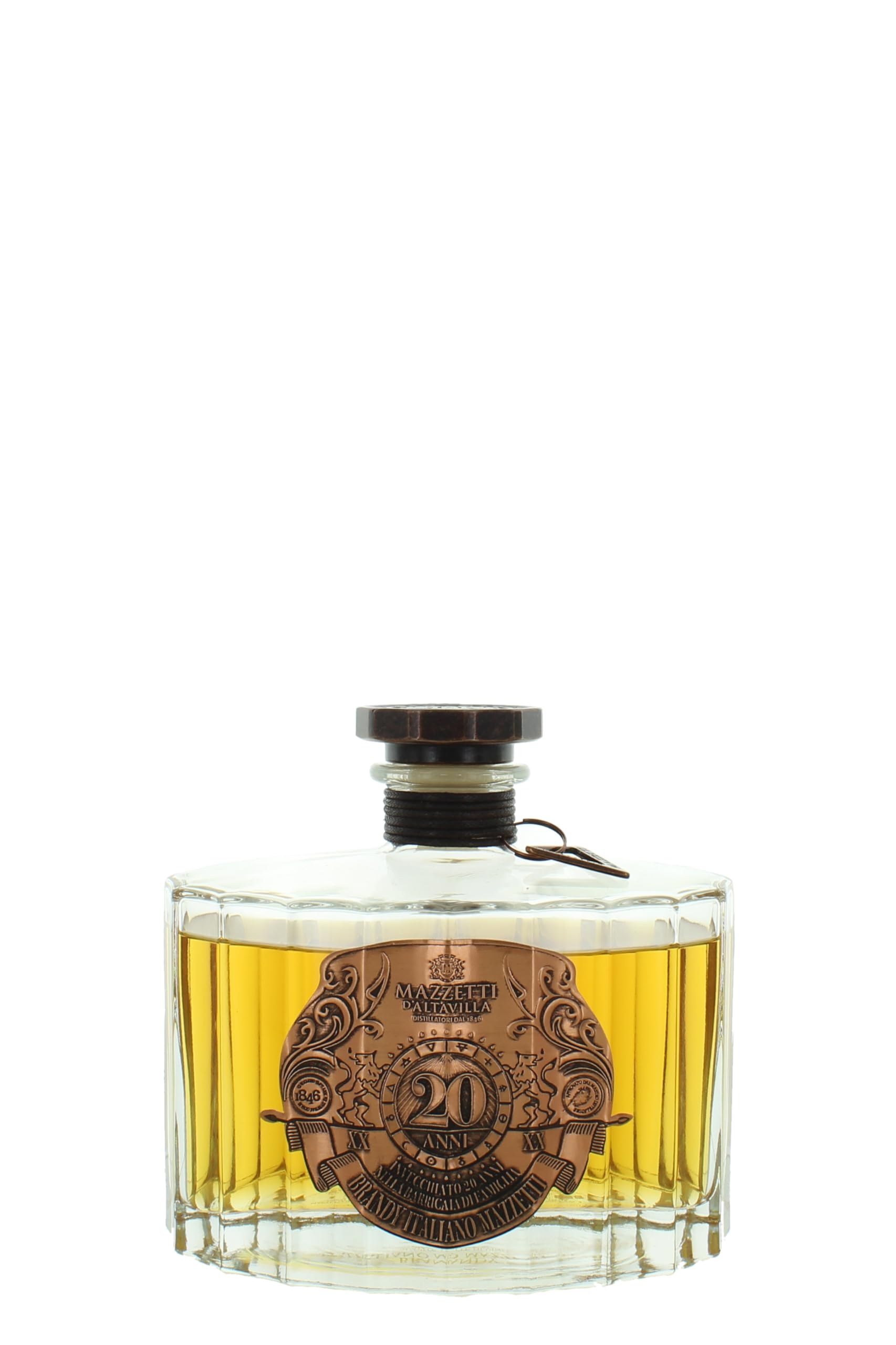 Mazzetti d'Altavilla Brandy Invecchiato Oltre 20 Anni - 700 ml