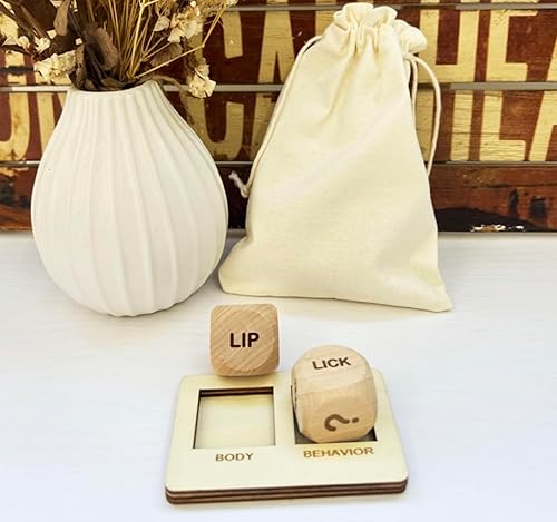 Miniatura 3 de Cubo de decisión de comportamiento de cita romántica, Juegos divertidos para parejas para la noche de cita, para mujeres y hombres, toma de